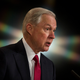 Attorney General Jeff Sessions at the Justice Department’s 2017 African American History Month Observation on February 28, 2017 (Photo by Zach Gibson/Getty Images)